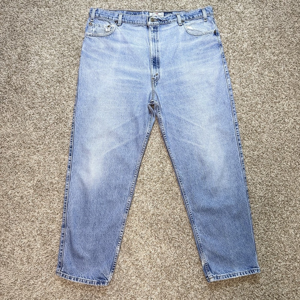 VTG 90s Levi's 540 Jeans Mens 39x30 Relaxed Fit Tapered Leg Distressed USA Denim